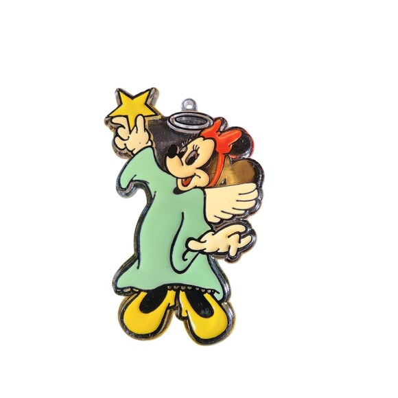 Disney Vintage Pair Of Minnie Mouse & Jiminy Cricket Christmas Ornaments - Picture 6 of 9